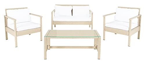 Safavieh Garnen 4-Piece Wicker Patio Living Set: $432.51 Safavieh Garnen 4-Piece Wicker Patio Living Set: $432.51