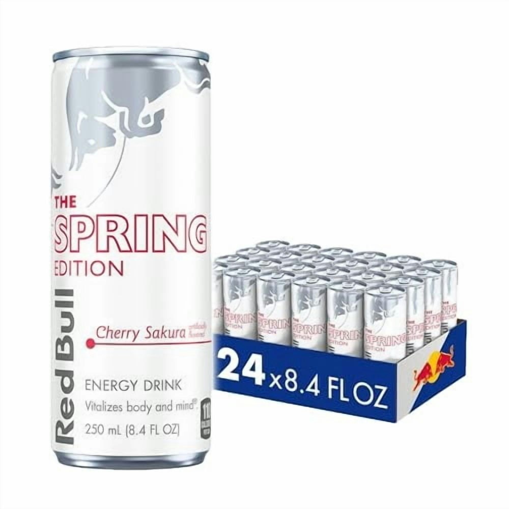 Red Bull Spring Edition Cherry Sakura Energy Drink 24-Pack: $109.99