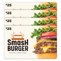 Four $25 Smashburger Gift Cards ($100 Value) for $80 + email delivery