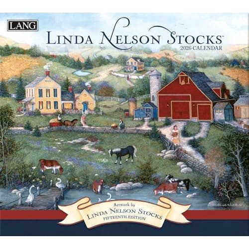 Linda Nelson Stocks 2026 Wall Calendar: $13.97