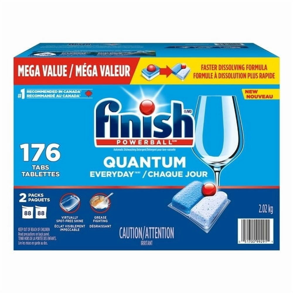 Finish Quantum Dishwasher Detergent Tablets 176-Count: $33.49 Finish Quantum Dishwasher Detergent Tablets 176-Count: $33.49