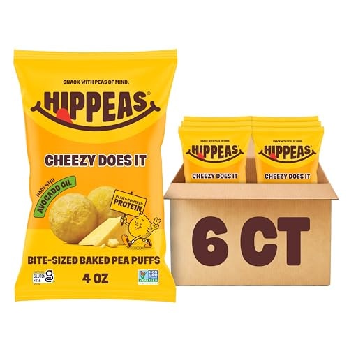 Hippeas Cheezy Does It Pea Protein Puffs 4-oz. 6-Pack: $17.52 Hippeas Cheezy Does It Pea Protein Puffs 4-oz. 6-Pack: $17.52