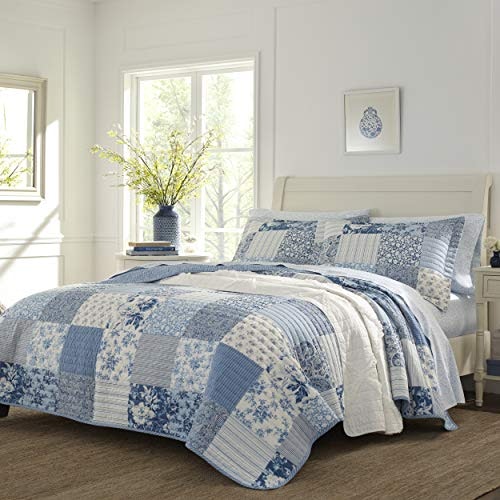 Laura Ashley King Quilt Set: $56.13