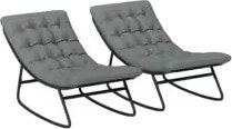 Cushioned Rocking Chairs 2-Pack: $82.85