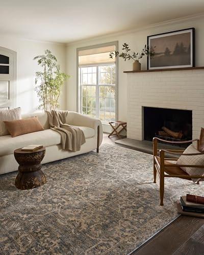 Loloi Magnolia Home by Joanna Gaines Junie Collection JUE-01 9'6" x 13' Area Rug: $344.57