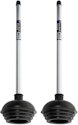 Neiko All-Angle Aluminum Handle Toilet Plunger 2-Pack for $14 + free shipping w/ Prime