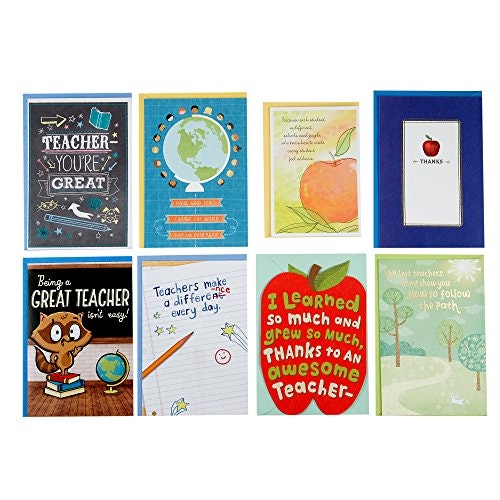 Hallmark Teacher Appreciation Card Assortment 8-Pack: $7.38 Hallmark Teacher Appreciation Card Assortment 8-Pack: $7.38