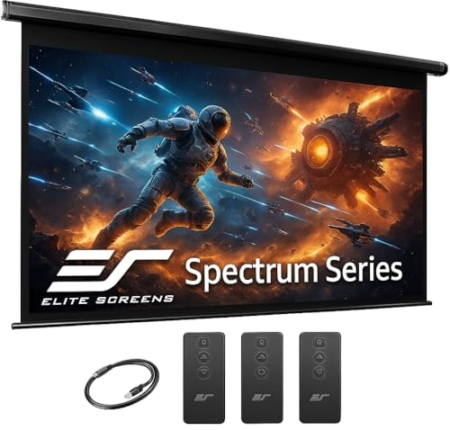 Elite Screens Spectrum 105-Inch 16:9 Electric Motorized Projector Screen: $232.95 Elite Screens Spectrum 105-Inch 16:9 Electric Motorized Projector Screen: $232.95