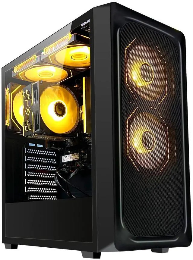 Used Like New HZG Ryzen 7 5700G 16GB RAM 1TB SSD Gaming Desktop: $535