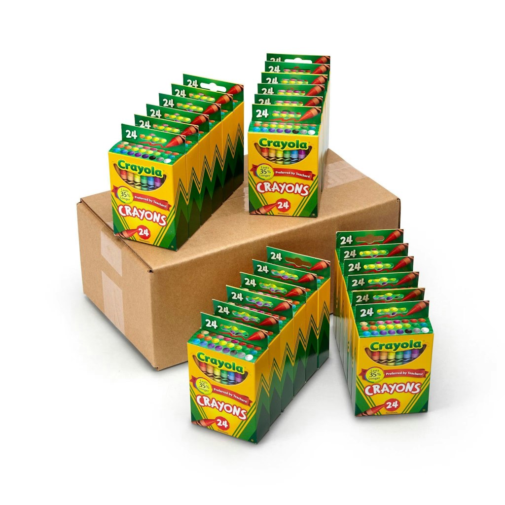 Crayola 24-Count 24-Pack Crayons: $12 Crayola 24-Count 24-Pack Crayons: $12