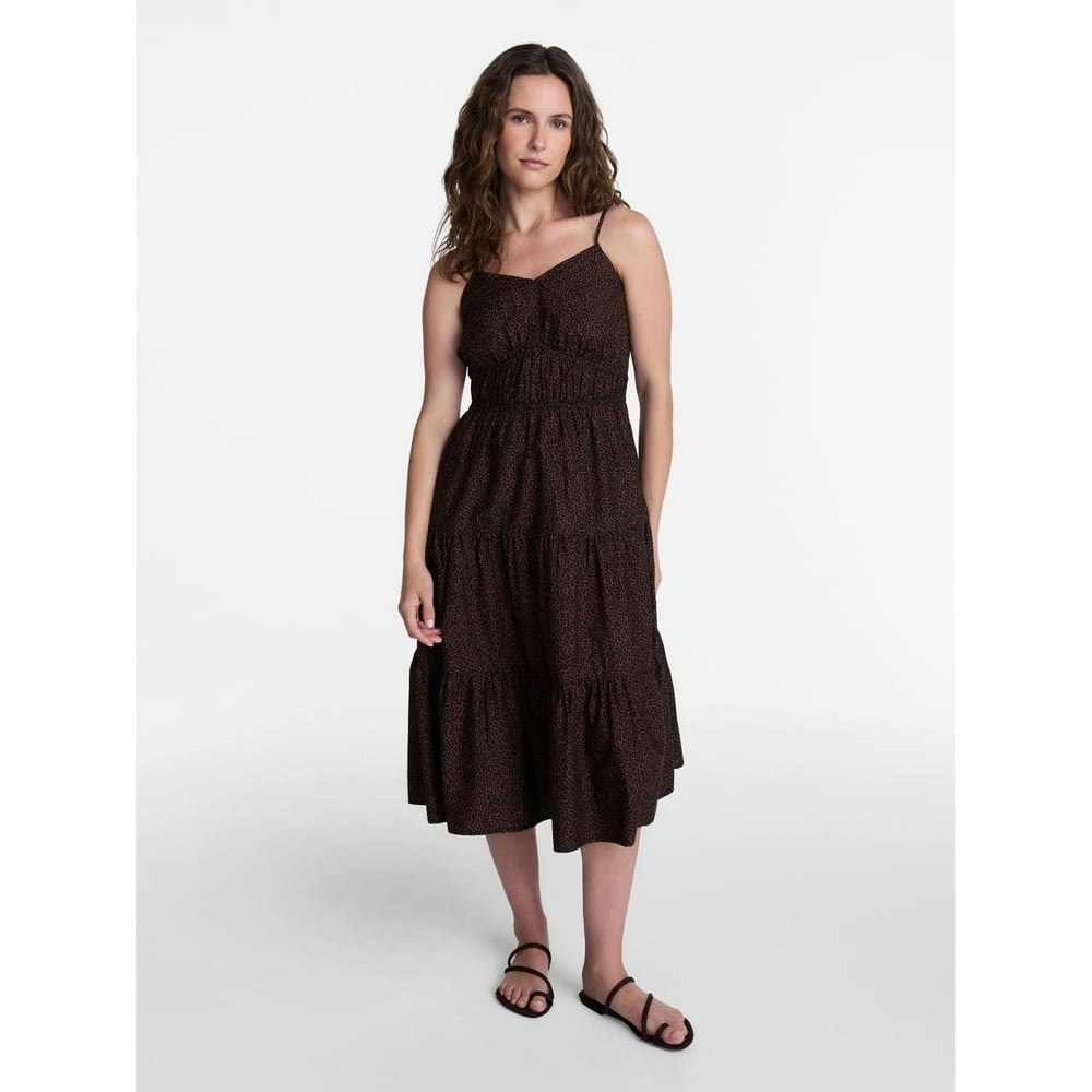 Time and Tru Women's Spaghetti Strap Midi Dress: $17.49 Time and Tru Women's Spaghetti Strap Midi Dress: $17.49
