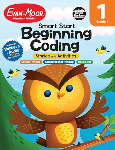 Evan-Moor Smart Start Beginning Coding Grade 1 Activity Workbook: $9.71 Evan-Moor Smart Start Beginning Coding Grade 1 Activity Workbook: $9.71