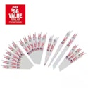 Milwaukee Sawzall 19-Piece Wood & Metal Cutting Bi-Metal Reciprocating Saw Blade Set for $20 + free shipping