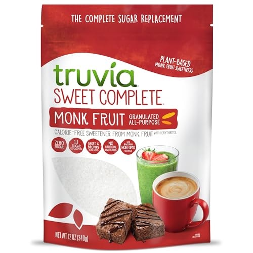 Truvia Sweet Complete Monk Fruit Sweetener 12-oz. Bag: $5.59 Truvia Sweet Complete Monk Fruit Sweetener 12-oz. Bag: $5.59