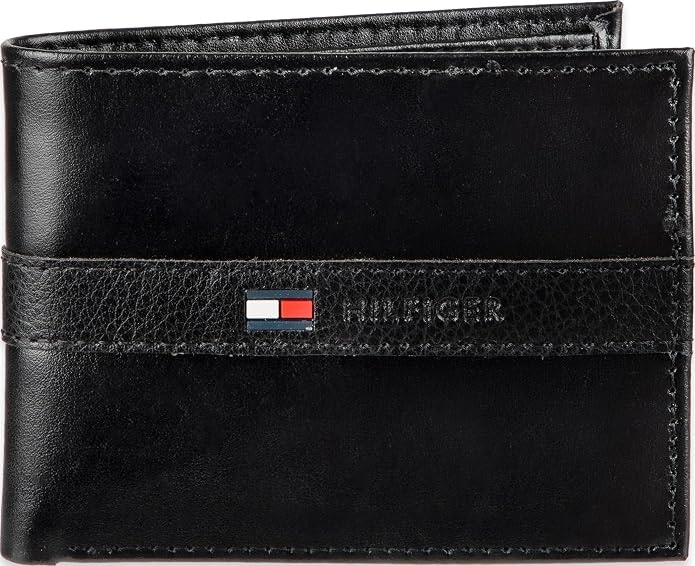 Tommy Hilfiger Men's Leather Orson RFID Bifold Wallet: $7.59