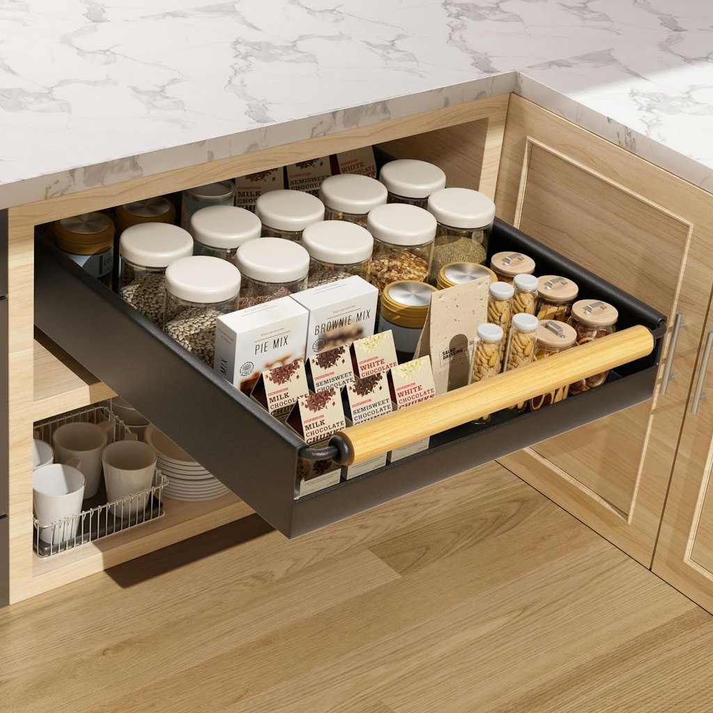 Pull-Out Cabinet Organizer: $23