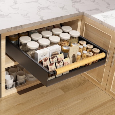 Pull-Out Cabinet Organizer for $23 + free shipping w/ Prime