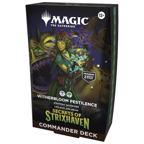 Magic: The Gathering Secrets of Strixhaven Witherbloom Witchcraft Commander Deck: $43.01