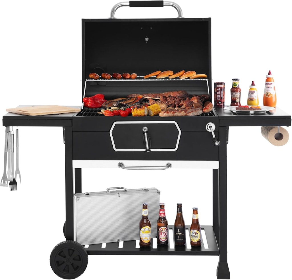 Royal Gourmet Deluxe 30" Charcoal Grill: $165