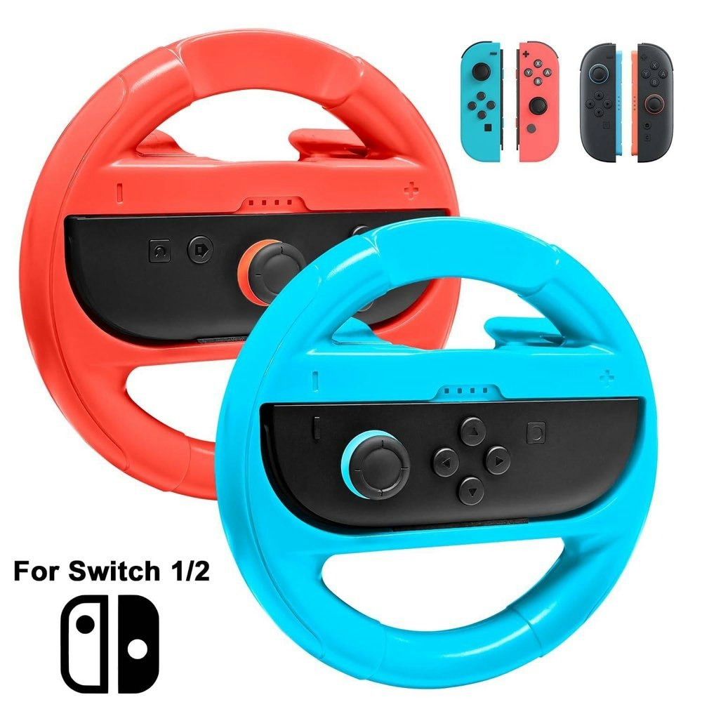 Rechale Racing Steering Wheels for Nintendo Switch 2-Pack: $8.99 Rechale Racing Steering Wheels for Nintendo Switch 2-Pack: $8.99
