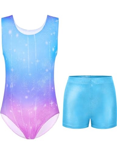 Kirinkylin Girls' Sparkle Dance Unitard with Shorts: $14.24 Kirinkylin Girls' Sparkle Dance Unitard with Shorts: $14.24