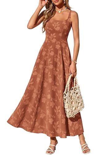 Prettygarden Women's Sleeveless Square Neck Maxi Dress: $50.99 Prettygarden Women's Sleeveless Square Neck Maxi Dress: $50.99