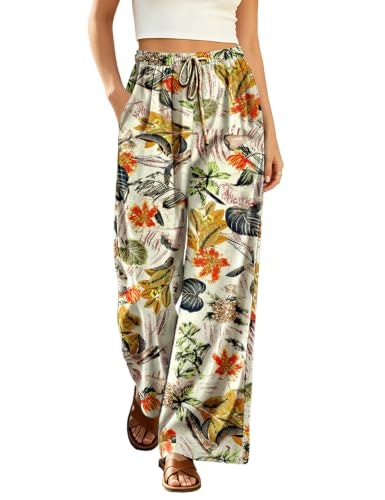 Yesno Women's Wide Leg Floral Palazzo Pants: $25.49