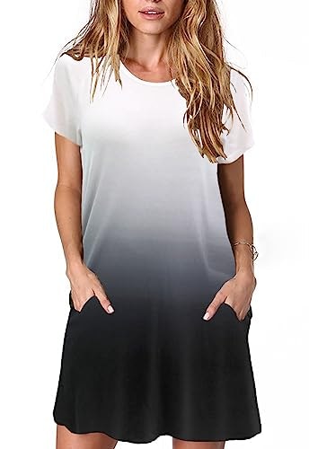 Alaster Women's Casual Short Sleeve T-Shirt Dress: $16.99 Alaster Women's Casual Short Sleeve T-Shirt Dress: $16.99