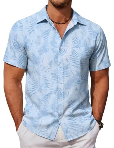 Coofandy Men's Short Sleeve Tropical Hawaiian Shirt: $19.99 Coofandy Men's Short Sleeve Tropical Hawaiian Shirt: $19.99