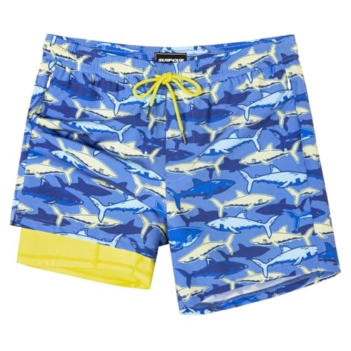 Surf Cuz Men's 5-Inch Swim Trunks with Compression Liner: $23.48 Surf Cuz Men's 5-Inch Swim Trunks with Compression Liner: $23.48