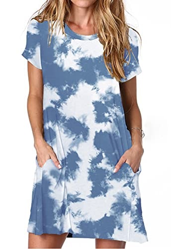 Alaster Queen Women's Plus Size Tiedye Tunic Summer Dress: $16.99 Alaster Queen Women's Plus Size Tiedye Tunic Summer Dress: $16.99