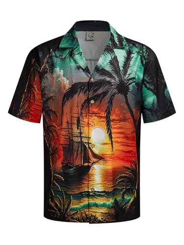 Hardaddy Men's Coconut Print Hawaiian Shirt: $19.98 Hardaddy Men's Coconut Print Hawaiian Shirt: $19.98