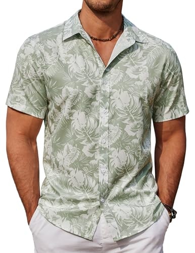 Coofandy Tropical Hawaiian Short Sleeve Shirt: $19.98 Coofandy Tropical Hawaiian Short Sleeve Shirt: $19.98
