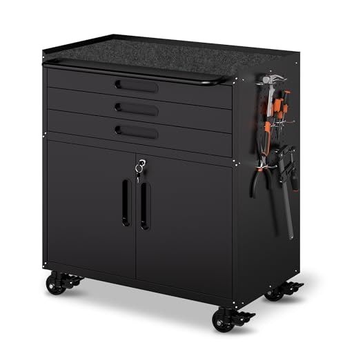 Optymira 3-Drawer Metal Mobile Tool Storage Cabinet: $186.99 Optymira 3-Drawer Metal Mobile Tool Storage Cabinet: $186.99