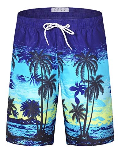 Aptro Men's 9-Inch Swim Trunks: $16.14