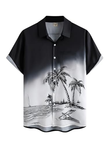 Hardaddy Men's Coconut Print Hawaiian Shirt: $19.98 Hardaddy Men's Coconut Print Hawaiian Shirt: $19.98