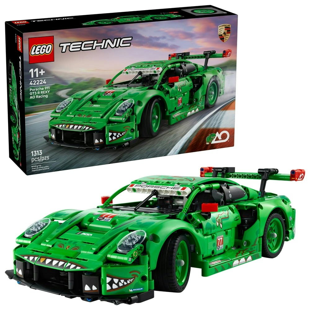 LEGO Technic Porsche 911 GT3 R Rexy 42224 Building Kit: $149.95 LEGO Technic Porsche 911 GT3 R Rexy 42224 Building Kit: $149.95