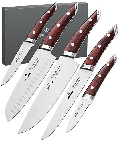 Brewin Chefilosophi Japanese Chef Knife 5-Piece Set: $35.98 Brewin Chefilosophi Japanese Chef Knife 5-Piece Set: $35.98