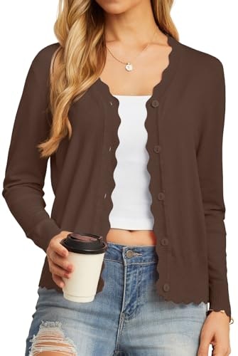 Grecerelle Women's Lightweight Cardigan Sweater: $28.04