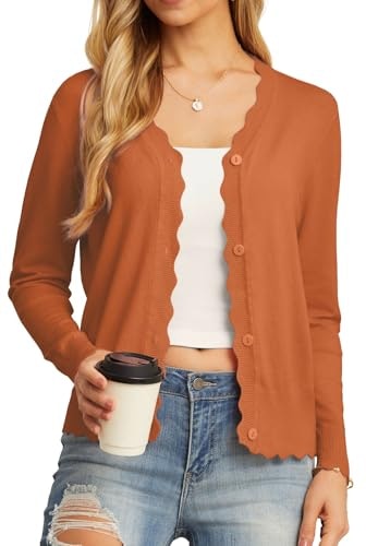 Grecerelle Women's Lightweight Cardigan Sweater: $28.04