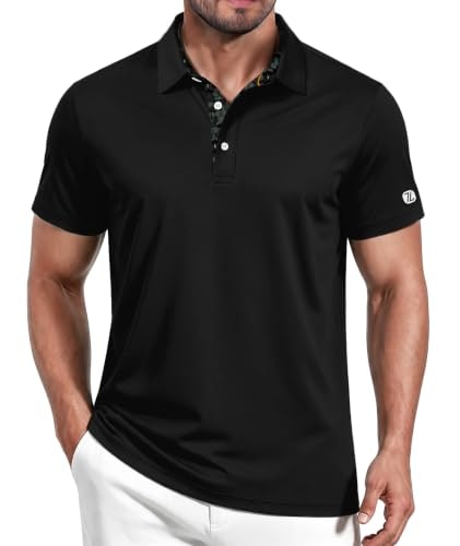 Zity Men's Moisture-Wicking Performance Polo Shirt: $9.99