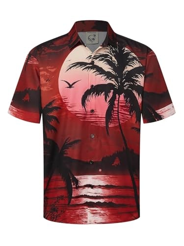 Hardaddy Men's Hawaiian Coconut Print Short Sleeve Shirt: $19.98 Hardaddy Men's Hawaiian Coconut Print Short Sleeve Shirt: $19.98