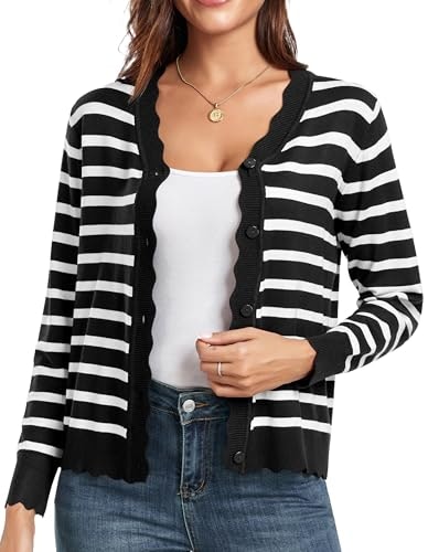Grecerelle Women's Striped Cardigan Sweater: $28.04 Grecerelle Women's Striped Cardigan Sweater: $28.04
