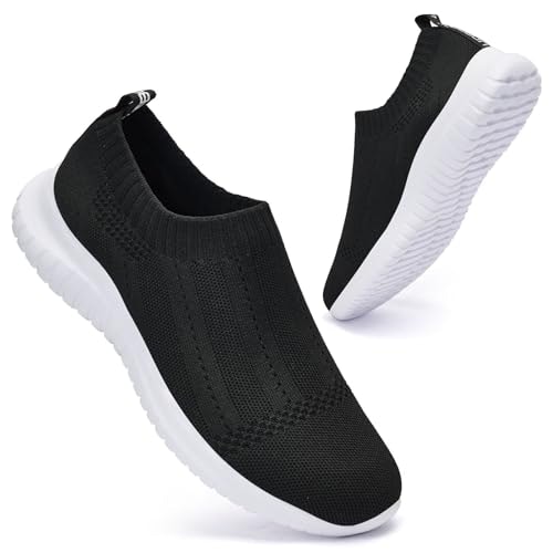 Konhill Women's Slip-On Mesh Walking Sneakers: $34.84