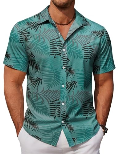 Coofandy Men's Floral Short Sleeve Vacation Shirt: $16.99 Coofandy Men's Floral Short Sleeve Vacation Shirt: $16.99