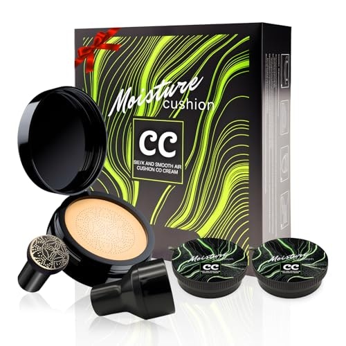 Oetuiow Cushion Foundation Concealer CC Cream 3-Pack: $19.54