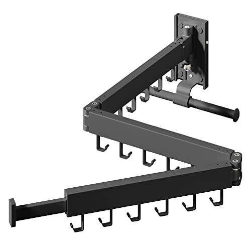 Heilaiyi Wall-Mounted Folding Clothes Drying Rack: $43.18 Heilaiyi Wall-Mounted Folding Clothes Drying Rack: $43.18