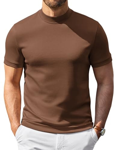 Coofandy Men's Short Sleeve Turtleneck Sweater: $14.48 Coofandy Men's Short Sleeve Turtleneck Sweater: $14.48