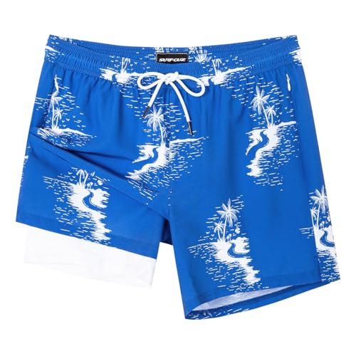 Surf Cuz Men's Compression Liner Swim Trunks: $28.04