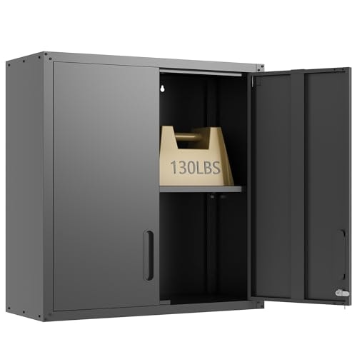 Garage Wall Cabinet with 2 Locking Doors: $93.49 Garage Wall Cabinet with 2 Locking Doors: $93.49